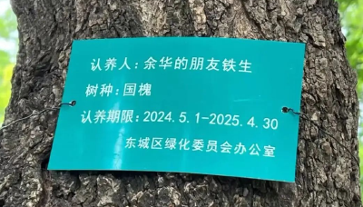 网友喊话余华“地坛公园的树该续费了”，余华回应