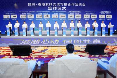 14个项目签约近30亿元 湖北香港携手再拓新市场