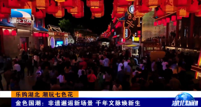 乐购湖北 潮玩七色花 | 金色国潮：非遗邂逅新场景 千年文脉焕新生
