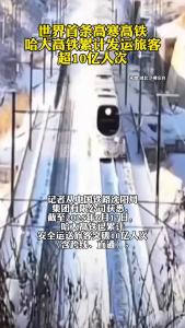世界首条高寒高铁 哈大高铁累计发运旅客超10亿人次