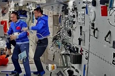 超声检查、微生物研究……“太空出差”乘组各项工作进展顺利
