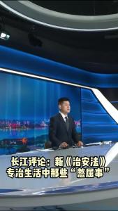 长江评论：新《治安法》专治生活中那些“憋屈事”