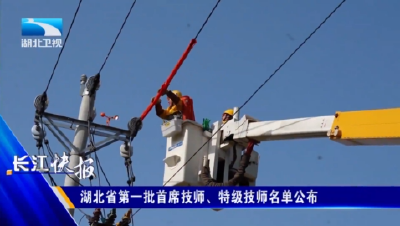 湖北省第一批首席技师、特级技师名单公布