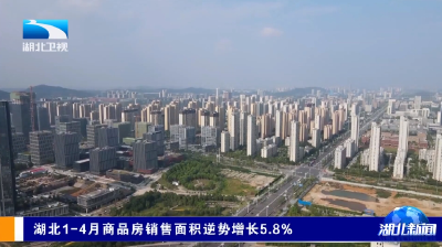 湖北1-4月商品房销售面积逆势增长5.8%
