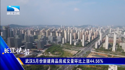 武汉5月份新建商品房成交量环比上涨44.56%