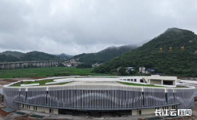 在鄂央企承建 贵州黄果树游客服务中心项目主体完工