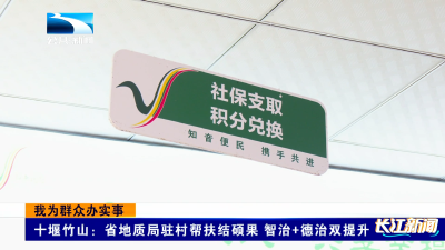 我为群众办实事｜十堰竹山：省地质局驻村帮扶结硕果 智治+德治双提升