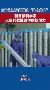 斩首核科学家 以色列欲摧毁伊朗核潜力