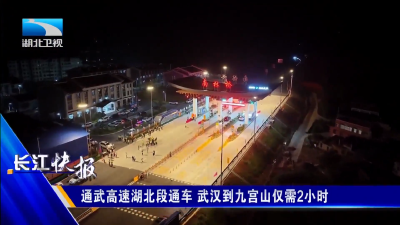 通武高速湖北段通车 武汉到九宫山仅需2小时