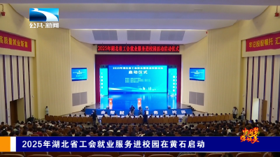 2025年湖北省工会就业服务进校园在黄石启动