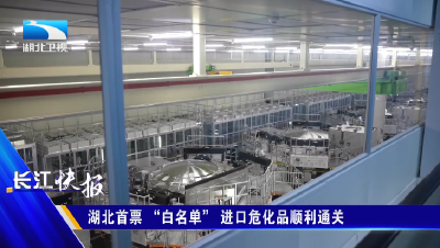 湖北首票 “白名单” 进口危化品顺利通关