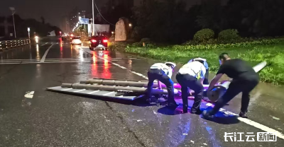雷暴大风突袭鄂州华容！交警、城管迅速清障保畅通