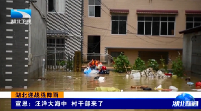 湖北迎战强降雨 | 宣恩：汪洋大海中 村干部来了