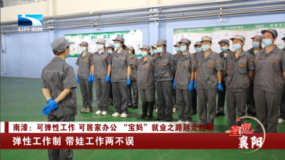 襄阳：弹性工作制 带娃工作两不误