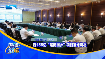 超155亿“楚商回乡”项目落地湖北