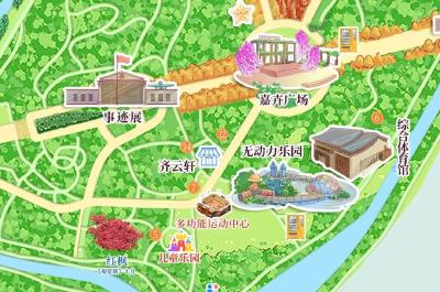 武汉解放公园地图上新！游园打卡超贴心
