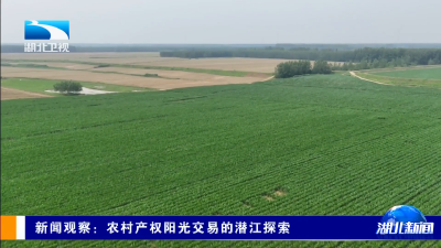 新闻观察：农村产权阳光交易的潜江探索