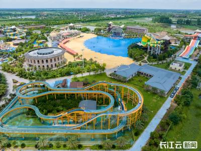 华中规模最大室内外综合性水乐园旅游综合体开园 武汉、荆州等地游客高速1.5小时直达