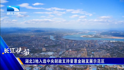 湖北3地入选中央财政支持普惠金融发展示范区