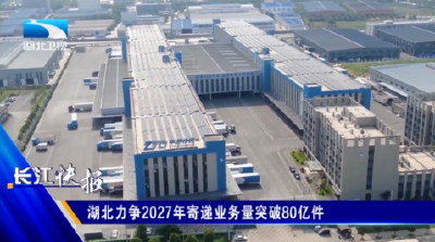 湖北力争2027年寄递业务量突破80亿件
