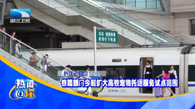 铁路部门今起扩大高铁宠物托运服务试点范围