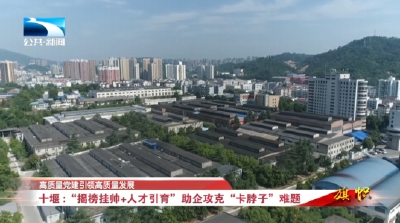高质量党建引领高质量发展 | 十堰：“揭榜挂帅+人才引育” 助企攻克“卡脖子”难题