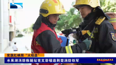 红旗党支部风采 | 党旗红映照“火焰蓝”—水果湖消防救援站 党支部锻造荆楚消防铁军