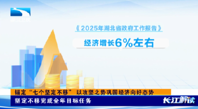长江解读 | 锚定 “七个坚定不移” 以攻坚之势巩固经济向好态势
