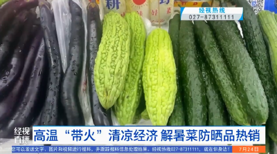 高温“带火”清凉经济 解暑菜防晒品热销