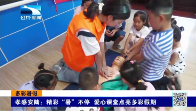 孝感安陆：精彩“暑”不停 爱心课堂点亮多彩假期