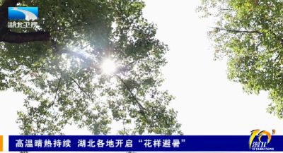 高温晴热持续  湖北各地开启“花样避暑”