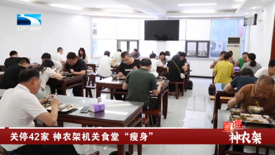 关停42家 神农架机关食堂“瘦身”