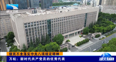 锲而不舍落实中央八项规定精神 | 万松：新时代共产党员的优秀代表