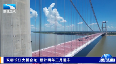 双柳长江大桥合龙 预计明年三月通车