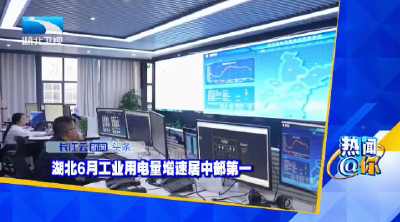 湖北6月工业用电量增速居中部第一