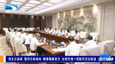 张文兵强调  坚持目标导向 精准施策发力 加快打造一流航空货运枢纽