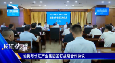 仙桃与长江产业集团签订战略合作协议
