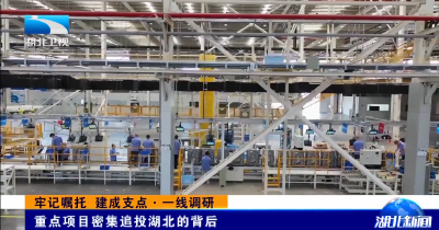牢记嘱托 建成支点·一线调研 | 重点项目密集追投湖北的背后