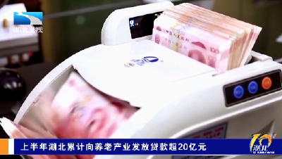 上半年湖北累计向养老产业发放贷款超20亿元