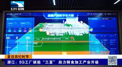 潜江：5G工厂赋能“三夏” 助力粮食加工产业升级