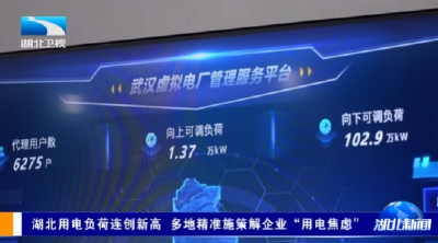 湖北用电负荷连创新高 多地精准施策解企业“用电焦虑”