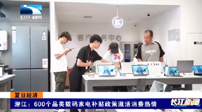 潜江：600个品类数码家电补贴政策激活消费热情