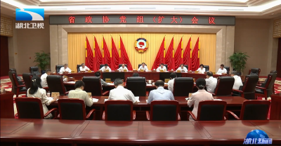 省政协召开党组会议主席会议 孙伟主持并讲话