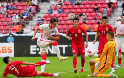 国足1比0小胜中国香港队 东亚杯1胜2负只进一球