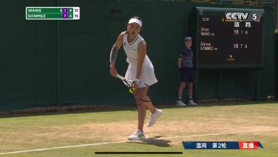 王欣瑜不敌森梅兹 止步温网女单第二轮