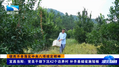 锲而不舍落实中央八项规定精神｜宜昌当阳：党员干部下沉42个边界村 补齐基础设施短板