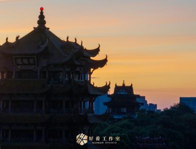 好看 | 你没见过的黄鹤楼光影