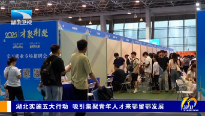 湖北实施五大行动 吸引集聚青年人才来鄂留鄂发展