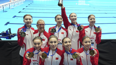 4金3银🏅中国花样游泳队绝境中包揽集体项目全部金牌
