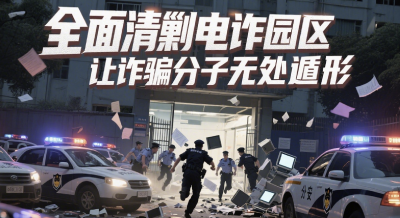 云端锐评｜全面清剿电诈园区，让诈骗分子无处遁形！